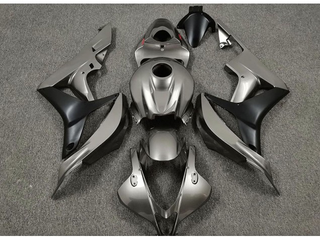 Grigio Lucido & Nero 07-08 Honda CBR600RR Carene Moto Grigio Lucido & Nero 07-08 Honda CBR600RR Carene Moto
