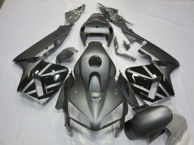 Grigio Opaco & Nero 05-06 Honda CBR600RR Carene Moto