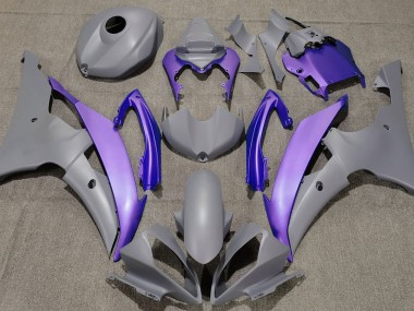 Grigio Opaco & Viola 08-16 Yamaha R6 Carene Moto