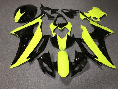 Haute Visibilité Et Noir Personnalisé 08-16 Yamaha R6 Carene Moto