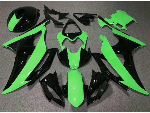Haute Visibilité Vert 08-16 Yamaha R6 Carene Moto Haute Visibilité Vert 08-16 Yamaha R6 Carene Moto