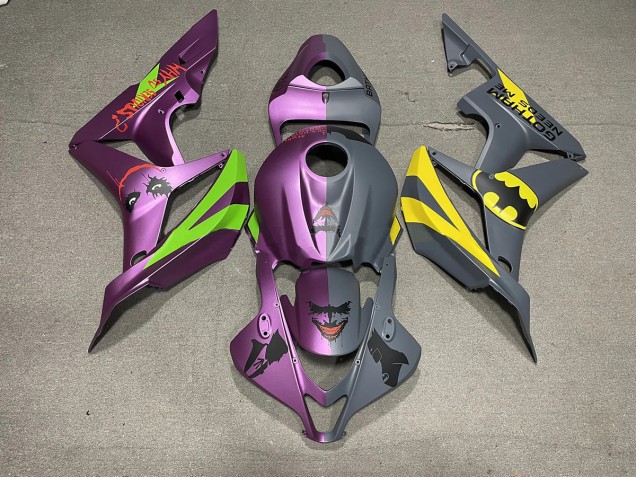 L'Uomo Pipistrello Contro Il Joker Matte 07-08 Honda CBR600RR Carene Moto