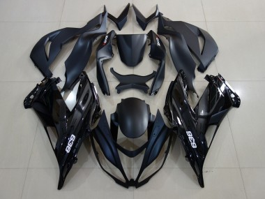 Logo 636 Nero Lucido 07-08 Kawasaki ZX6R Carene Moto