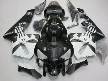 Logo Punisher In Bianco & Nero Opaco 05-06 Honda CBR600RR Carene Moto
