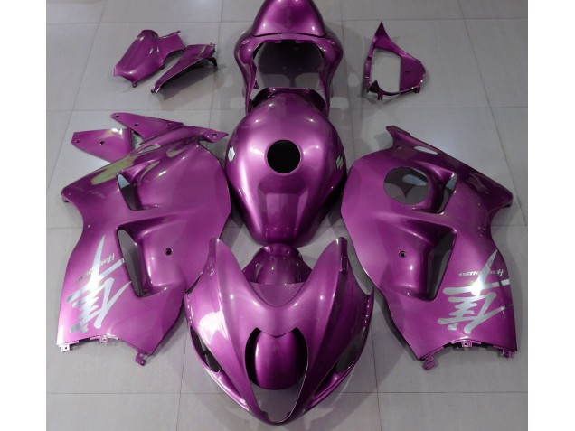 Logo Rosa Lucido & Argento 97-07 Suzuki GSXR 1300 Carene Moto Logo Rosa Lucido & Argento 97-07 Suzuki GSXR 1300 Carene Moto
