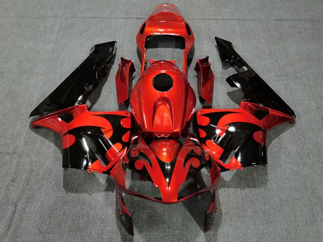 Lucentezza Arancione Intenso 03-04 Honda CBR600RR Carene Moto