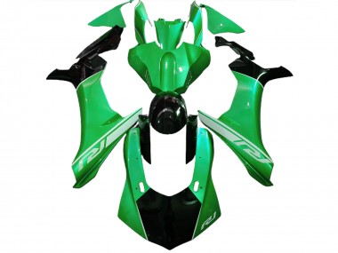 Lucertola Verde & Nera 15-19 Yamaha R1 Carene Moto