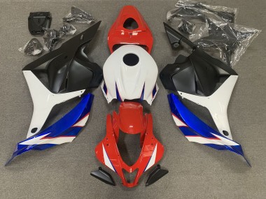 Lucido Rosso Blu & Bianco 09-12 Honda CBR600RR Carene Moto