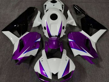 Lucido Viola Bianco & Blu 13-23 Honda CBR600RR Carene Moto