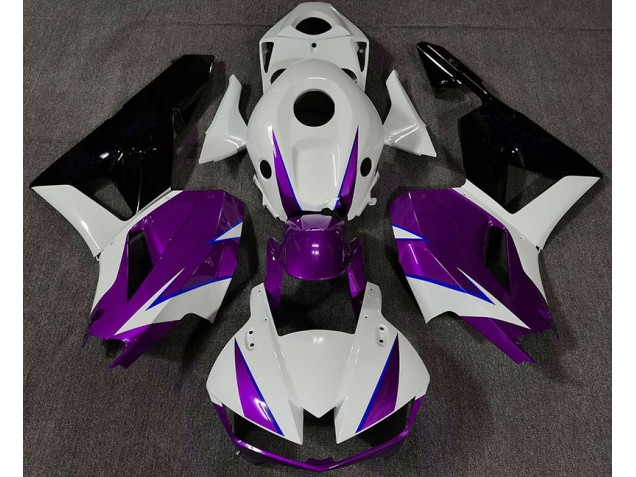 Lucido Viola Bianco & Blu 13-23 Honda CBR600RR Carene Moto Lucido Viola Bianco & Blu 13-23 Honda CBR600RR Carene Moto
