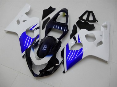 Comprare Kit Carena Moto ABS Suzuki GSXR 600/750 2004-2005 - Bianco Blu Nero