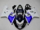 Comprare Kit Carena Moto ABS Suzuki GSXR 600/750 2004-2005 - Bianco Blu Nero