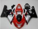 Comprare Carena Moto Suzuki GSXR 600/750 2004-2005 - Rosso Argento Nero