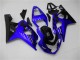 Comprare Carena Moto Suzuki GSXR 600/750 2004-2005 - Blu Nero Lucido
