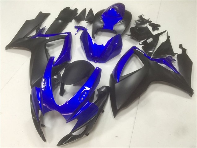 Comprare Carena Moto Suzuki GSXR 600/750 2006-2007 - Blu Nero Opaco