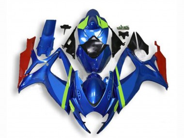 Comprare Carena Moto Suzuki GSXR 600/750 2006-2007 - Blu Verde Rosso