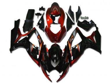 Comprare Carena Moto Suzuki GSXR 600/750 2006-2007 - Arancia Argento Nero Lucido Banda