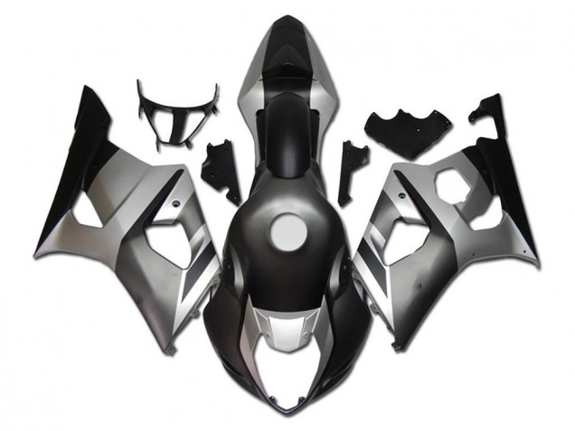 Comprare Carena Moto Suzuki GSXR 1000 2003-2004 - Argento Grigio Nero