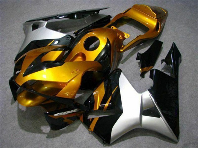 Comprare Carena Moto Honda CBR600RR 2003-2004 - Argento Oro Nero Lucido