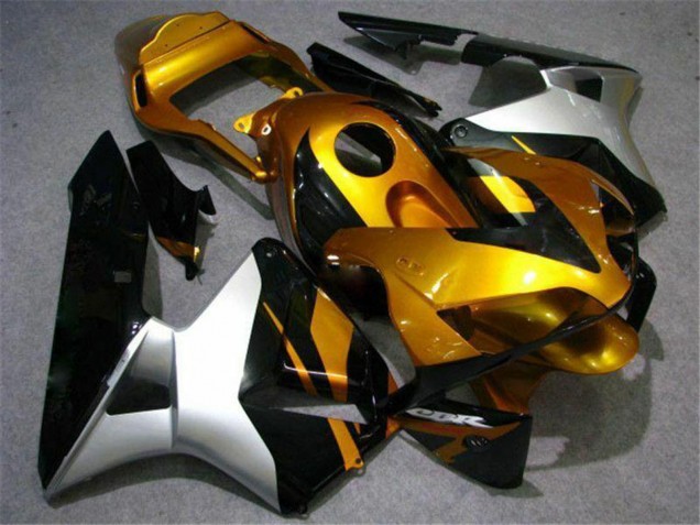 Comprare Carena Moto Honda CBR600RR 2003-2004 - Argento Oro Nero Lucido