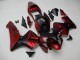 Comprare Carena Moto Honda CBR600RR 2003-2004 - Rosso Nero Opaco Banda