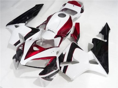Comprare Kit Carena Moto Completo Honda CBR600RR 2005-2006 - Bianco Rosso Nero