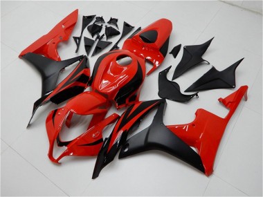 Comprare Kit Carena Moto ABS Honda CBR600RR 2007-2008 - Rosso Nero Opaco