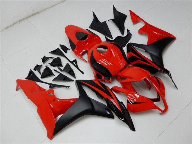 Comprare Kit Carena Moto ABS Honda CBR600RR 2007-2008 - Rosso Nero Opaco
