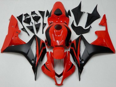 Comprare Kit Carena Moto ABS Honda CBR600RR 2007-2008 - Rosso Nero Opaco