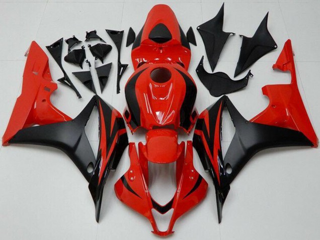 Comprare Kit Carena Moto ABS Honda CBR600RR 2007-2008 - Rosso Nero Opaco