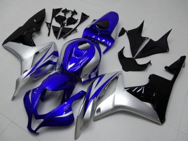 Comprare Carena Moto Honda CBR600RR 2007-2008 - Argento Blu Nero Lucido OEM Stile