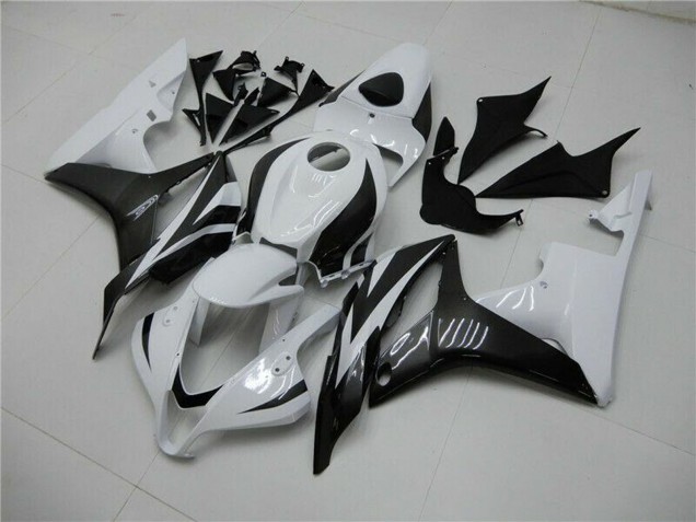 Comprare Kit Carena Moto ABS Honda CBR600RR 2007-2008 - Bianco Nero Lucido