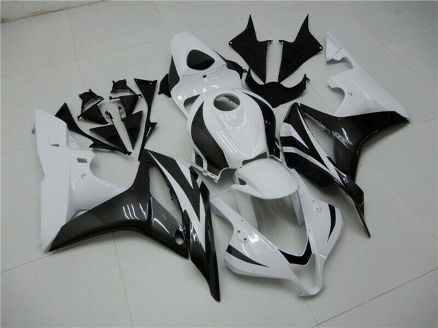Comprare Kit Carena Moto ABS Honda CBR600RR 2007-2008 - Bianco Nero Lucido