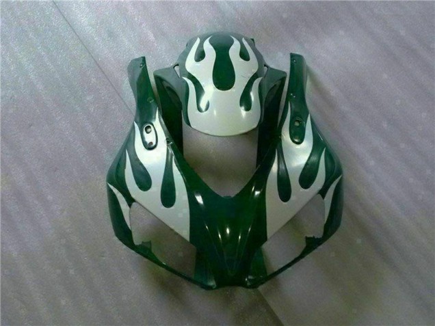Comprare Carena Moto Honda CBR1000RR 2006-2007 - Bianco Verde Fiamma
