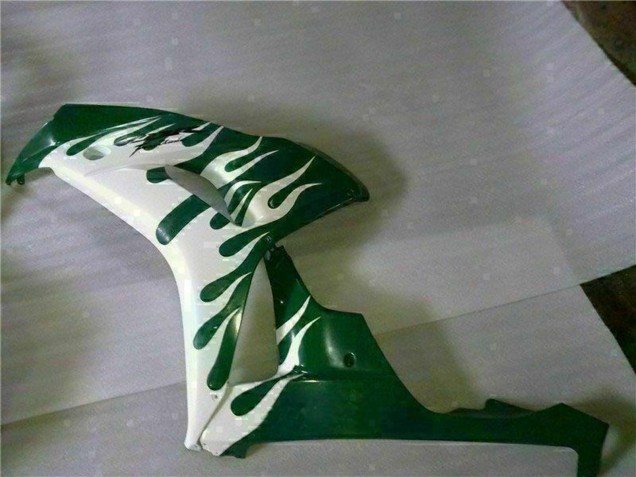 Comprare Carena Moto Honda CBR1000RR 2006-2007 - Bianco Verde Fiamma