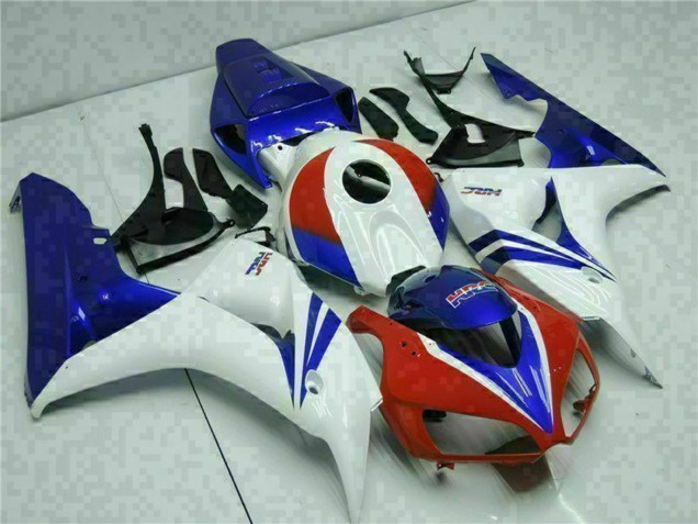 Comprare Kit Carena Moto Honda CBR1000RR 2006-2007 - Bianco Rosso Blu HRC