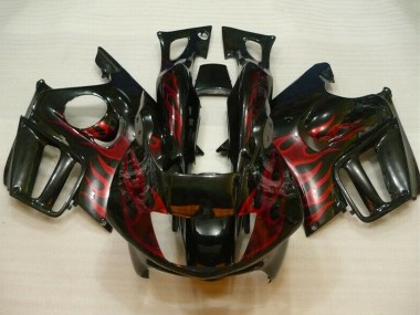 Comprare Carena Moto Honda CBR600 F3 1995-1996 - Nero Lucido Rosso Fiamma