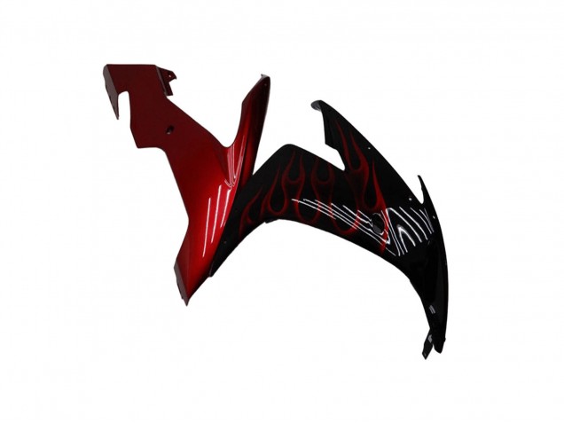 Comprare Carena Moto Yamaha YZF R1 2004-2006 - Nero Lucido Rosso Fiamma