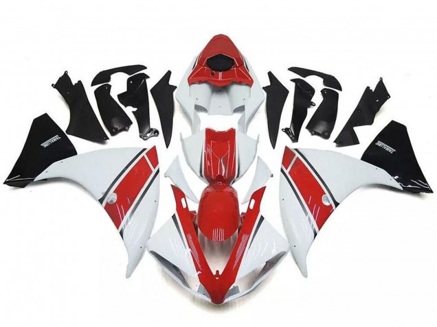 Comprare Carena Moto Yamaha YZF R1 2009-2011 - Bianco Rosso Nero