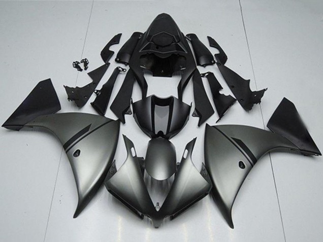 Comprare Carena Moto Yamaha YZF R1 2012-2014 - Grigio Opaco Nero Opaco