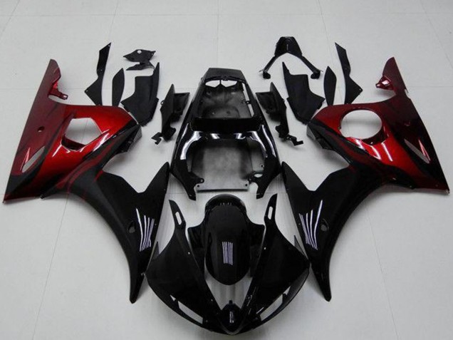 Comprare Kit Carena Moto Yamaha YZF R6 2003-2004 - Nero Lucido Rosso