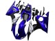 Comprare Carena Moto Yamaha YZF R6 2003-2004 - Blu Bianco Nero Lucido