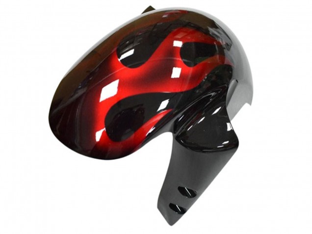 Comprare Carena Moto Yamaha YZF R6 2003-2004 - Nero Lucido Rosso Fiamma