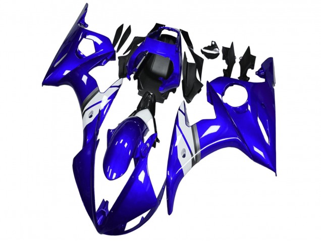 Comprare Carena Moto Yamaha YZF R6 2003-2004 - Blu Bianco