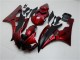Comprare Kit Carena Moto Yamaha YZF R6 2006-2007 - Rosso Nero Opaco