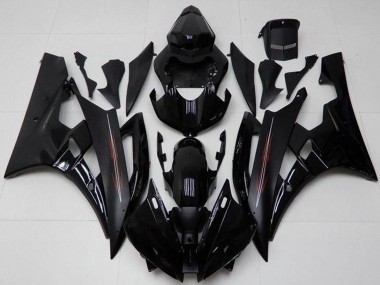 Comprare Kit Carena Moto Yamaha YZF R6 2006-2007 - Nero Lucido Nero Opaco