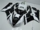 Comprare Carena Moto Kawasaki ZX6R 2005-2006 - Bianco Nero Lucido