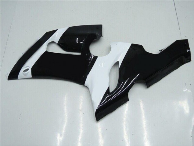 Comprare Carena Moto Kawasaki ZX6R 2005-2006 - Bianco Nero Lucido