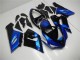 Comprare Kit Carena Moto Kawasaki ZX6R 2005-2006 - Blu Nero Lucido