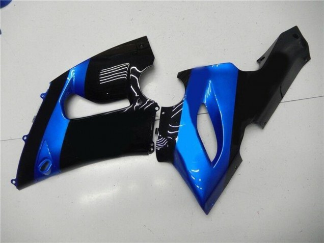 Comprare Kit Carena Moto Kawasaki ZX6R 2005-2006 - Blu Nero Lucido